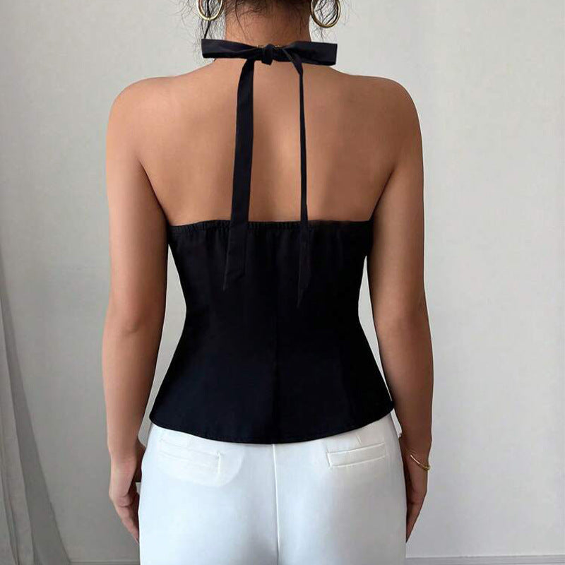 Rugvrije Haltervest | Strapless & Stijlvol | Dames Zomer Top