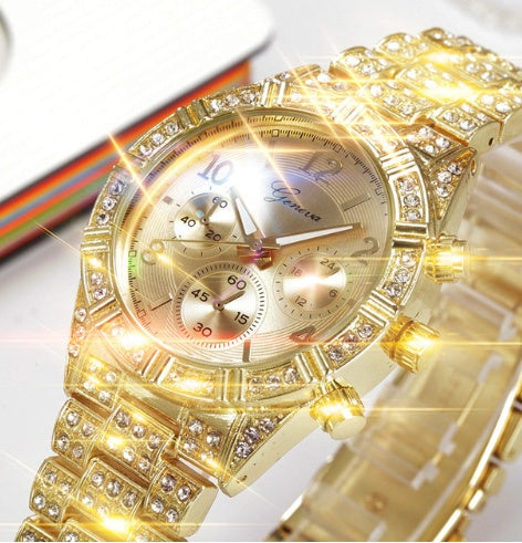 Geneva Crystal Dameshorloge | Luxe Quartz