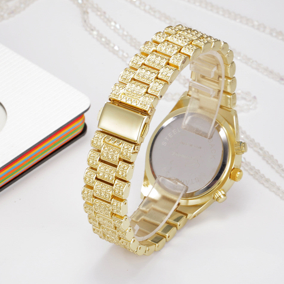 Geneva Crystal Dameshorloge | Luxe Quartz