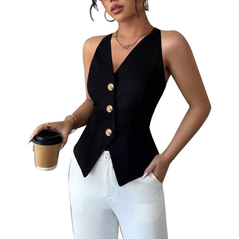 Rugvrije Haltervest | Strapless & Stijlvol | Dames Zomer Top