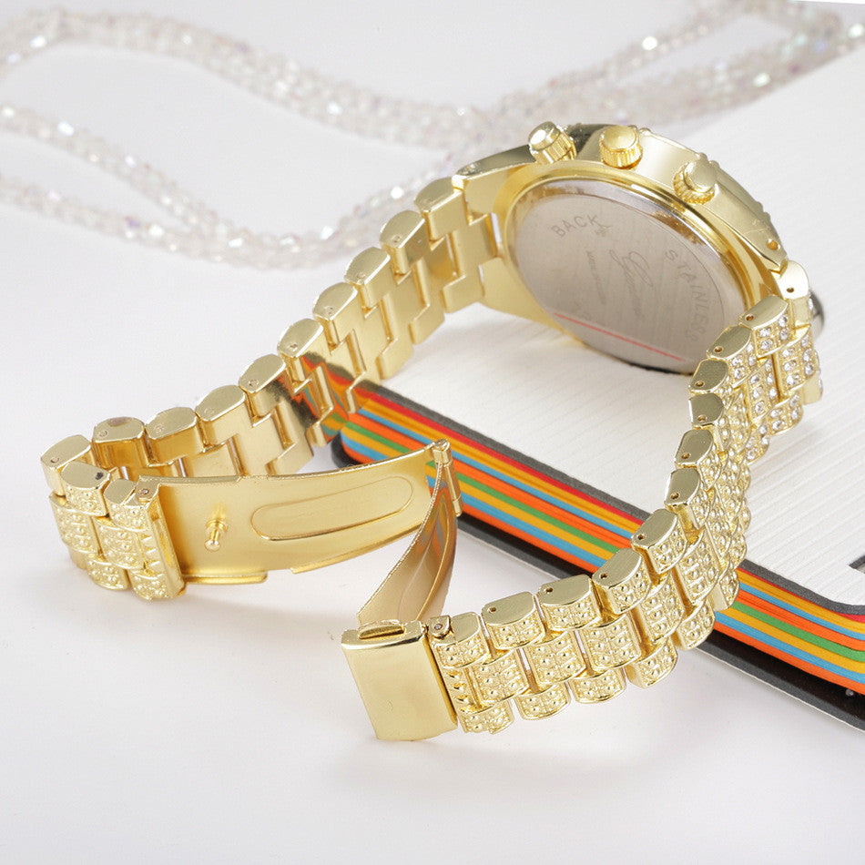 Geneva Crystal Dameshorloge | Luxe Quartz